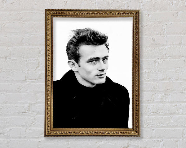 James Dean Portrait Framed Print