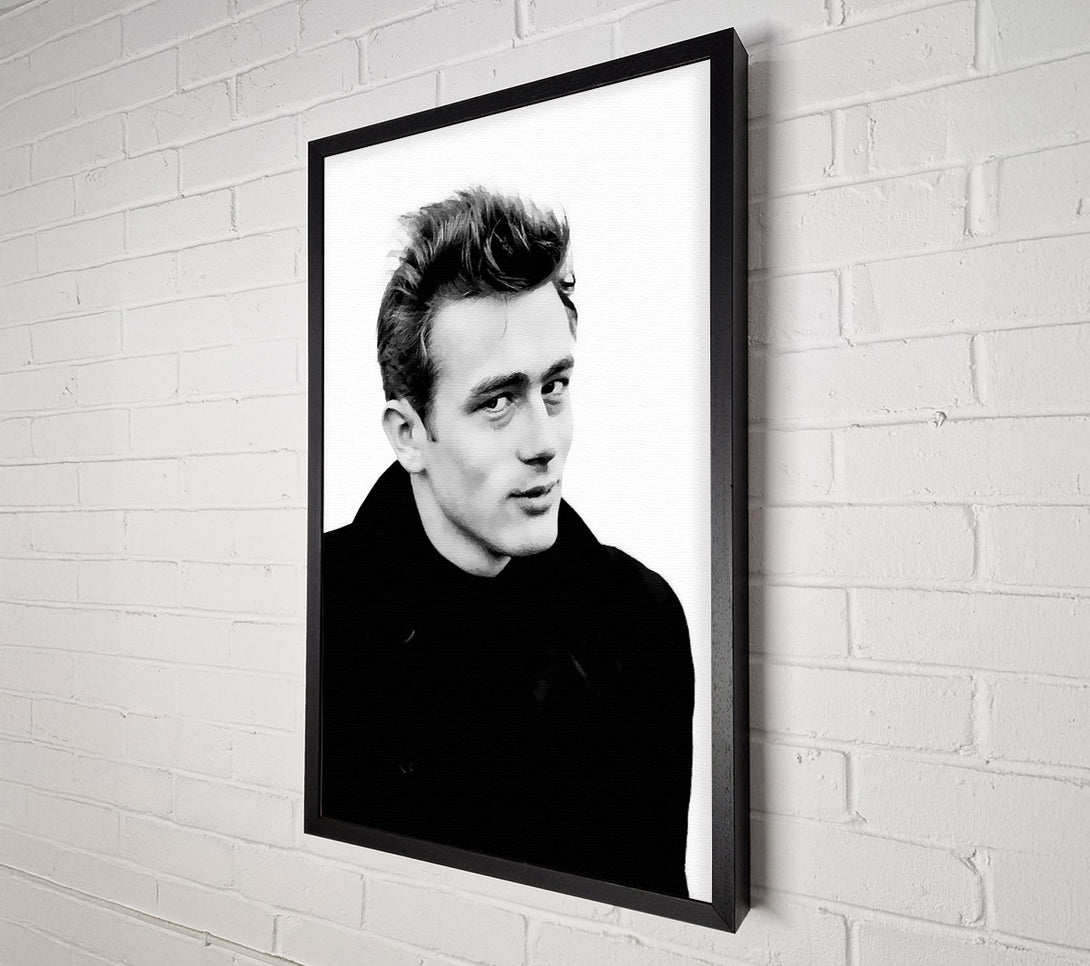  A Canvas Print of James Dean Portrait Canvas Art