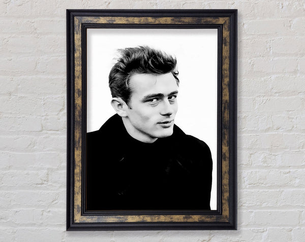 James Dean Portrait Framed Print
