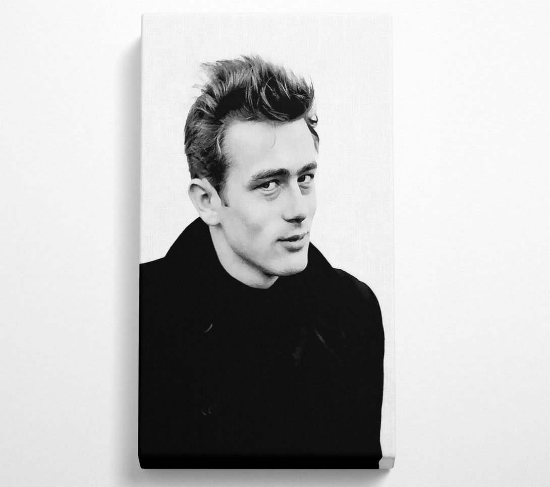  A Canvas Print of James Dean Portrait Canvas Art