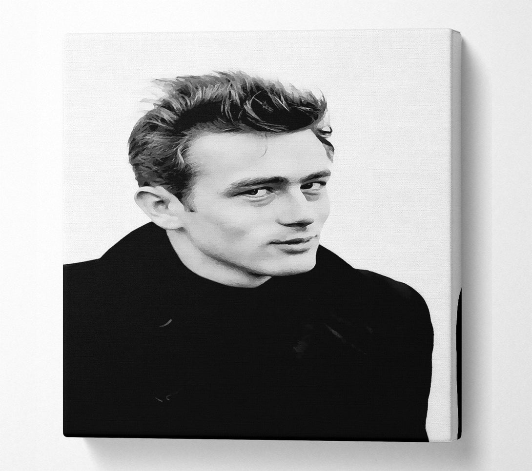  A Canvas Print of James Dean Portrait Canvas Art
