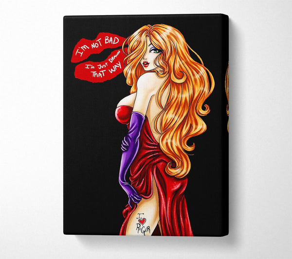  A Canvas Print of Jessica Rabbit I Love Roger Canvas Art