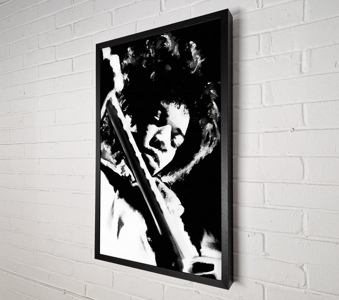  A Canvas Print of Jimi Hendrix Guitar Legend Canvas Art