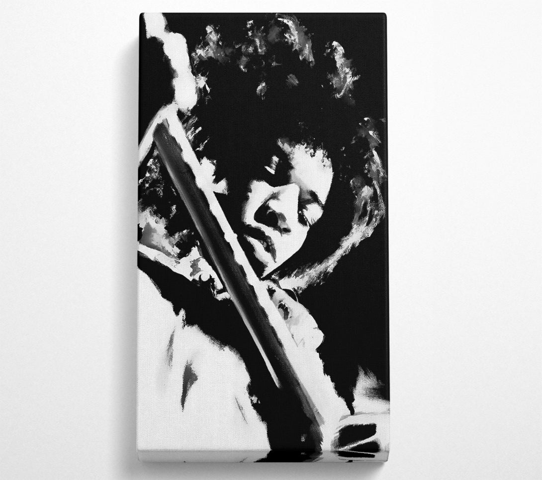  A Canvas Print of Jimi Hendrix Guitar Legend Canvas Art