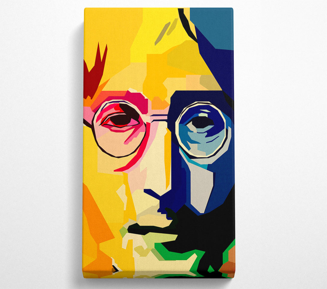 A Canvas Print of John Lennon Colours Canvas Wall Art