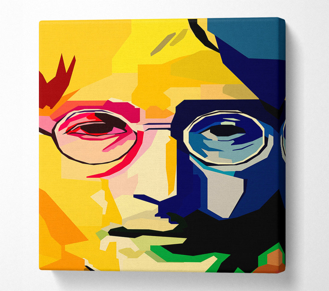  A Canvas Print of John Lennon Colours Canvas Wall Art
