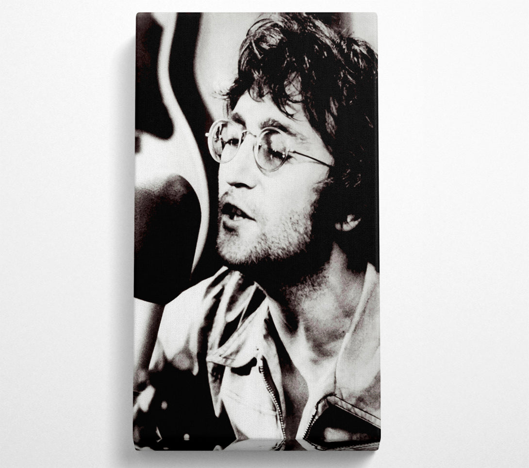  A Canvas Print of John Lennon Imagine B n W Canvas Wall Art