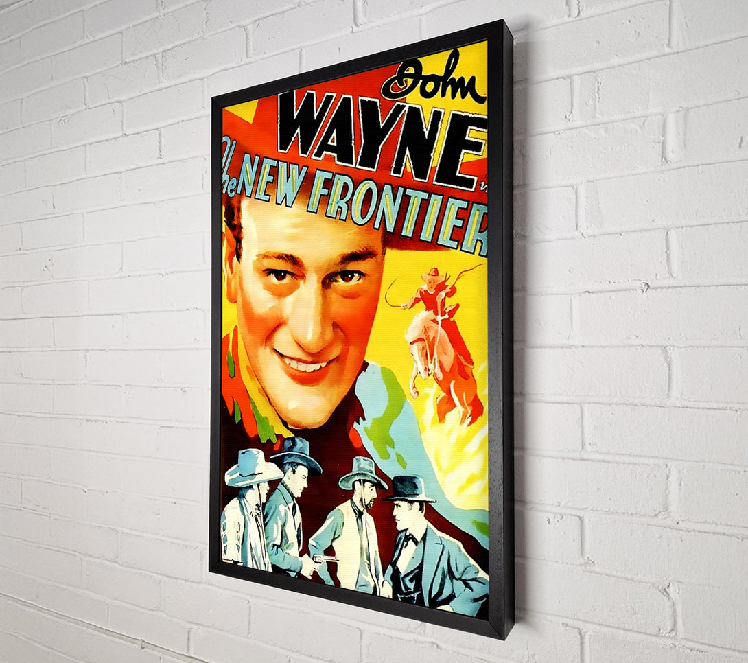  A Canvas Print of John Wayne The New Frontier Canvas Art