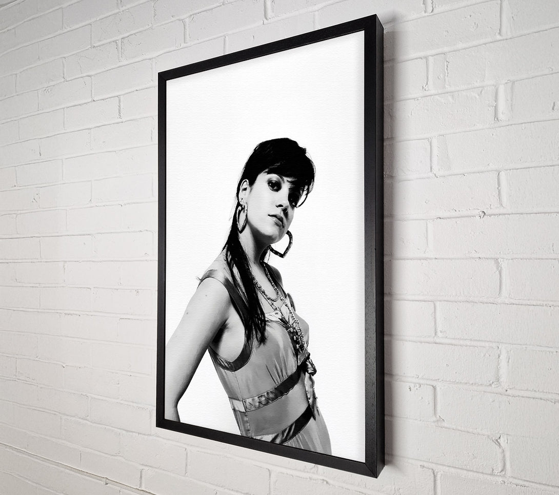  A Canvas Print of Lily Allen Canvas Wall Art