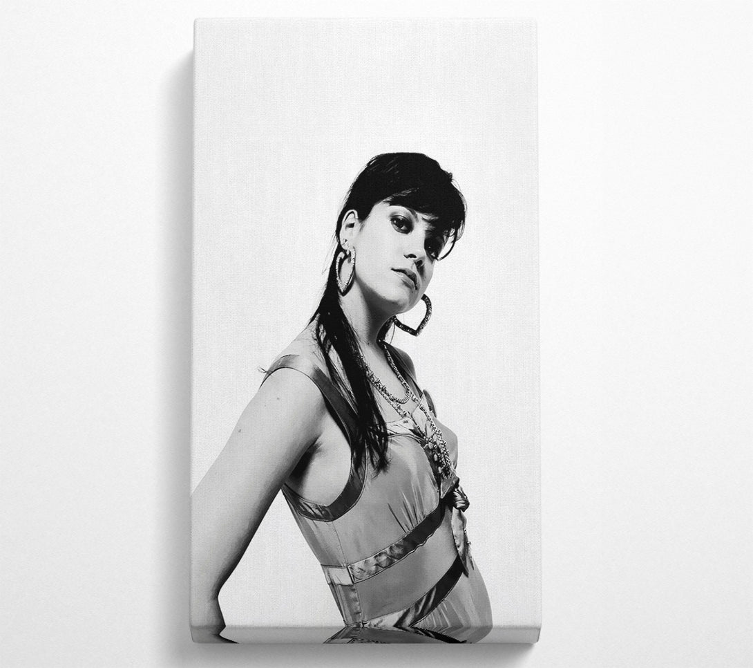  A Canvas Print of Lily Allen Canvas Wall Art