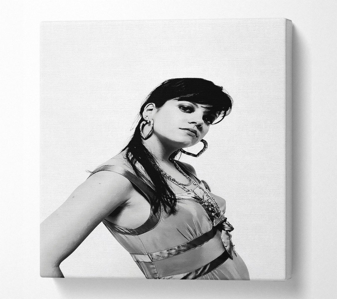  A Canvas Print of Lily Allen Canvas Wall Art