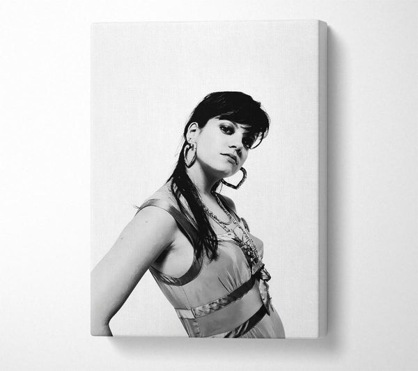  A Canvas Print of Lily Allen Canvas Wall Art