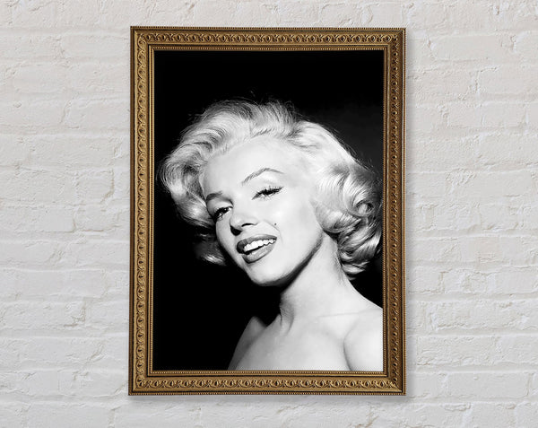 Marilyn Monroe Beautiful Face Framed Print