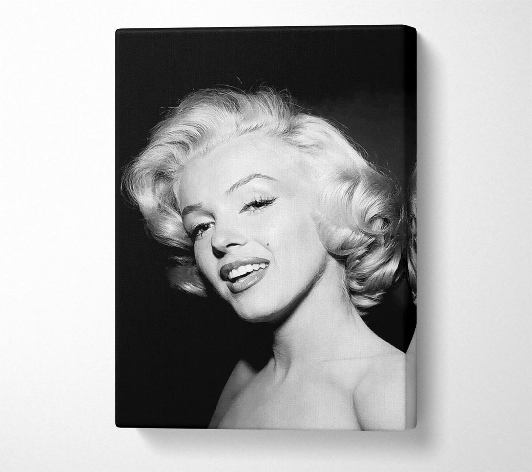  A Canvas Print of Marilyn Monroe Beautiful Face Canvas Print