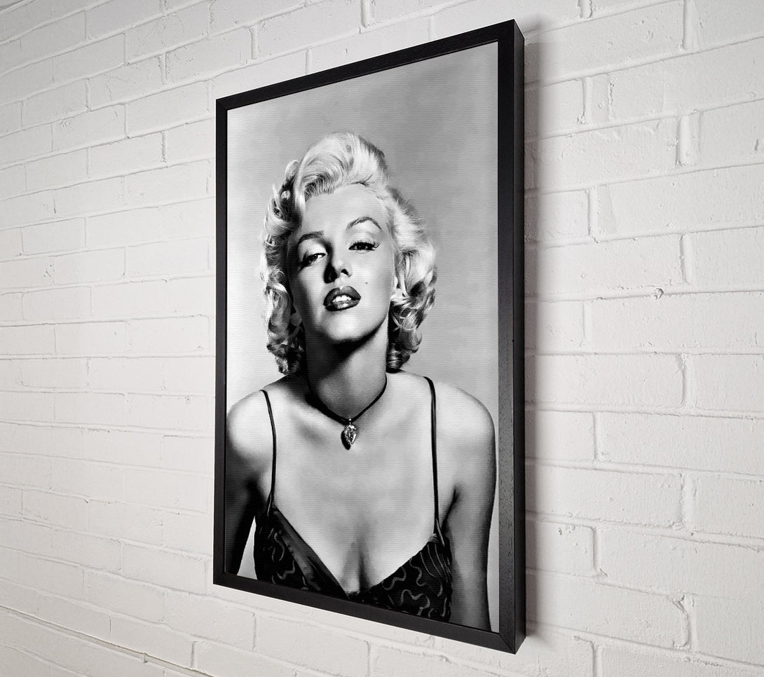  A Canvas Print of Marilyn Monroe Kiss Canvas Art