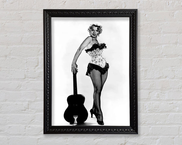 Marilyn Monroe Pose Framed Print