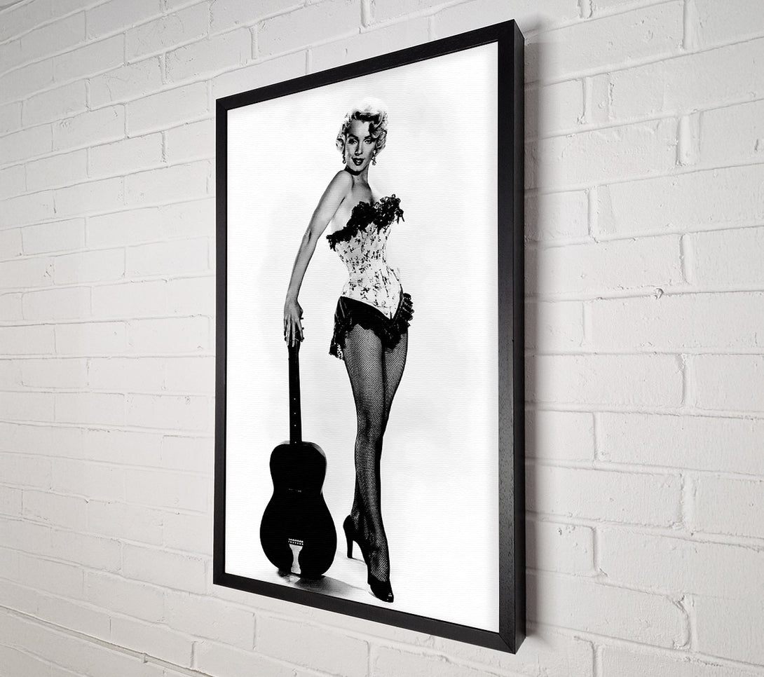  A Canvas Print of Marilyn Monroe Pose Canvas Print