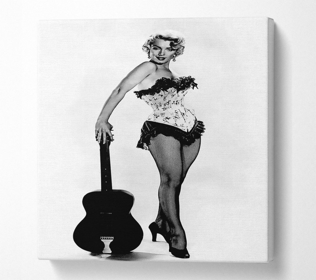  A Canvas Print of Marilyn Monroe Pose Canvas Print