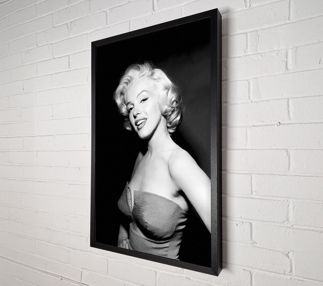  A Canvas Print of Marilyn Monroe Smile Canvas Print