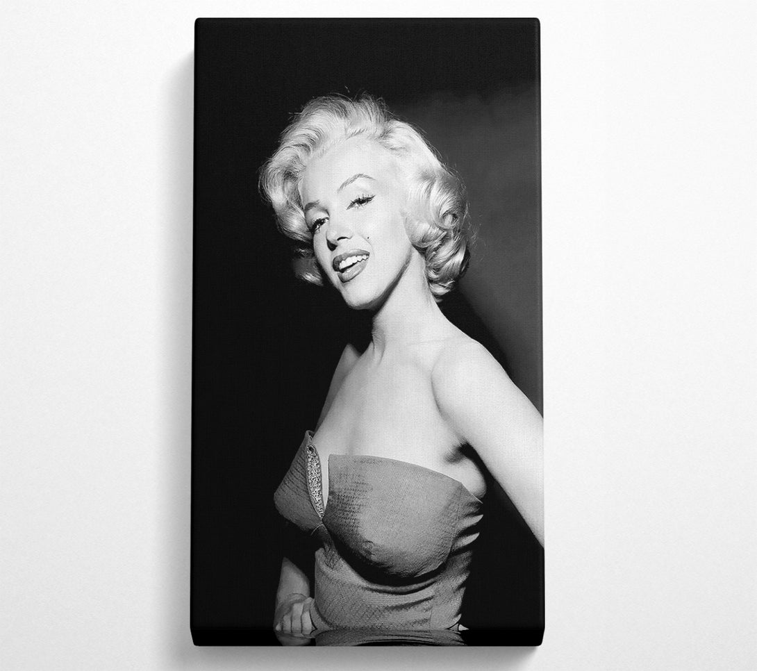  A Canvas Print of Marilyn Monroe Smile Canvas Print