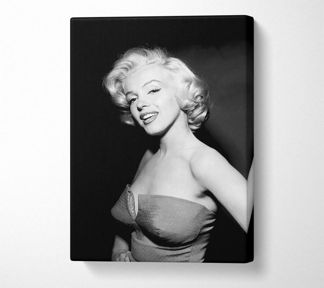  A Canvas Print of Marilyn Monroe Smile Canvas Print
