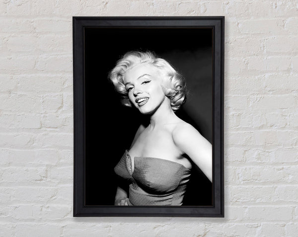 Marilyn Monroe Smile Framed Print