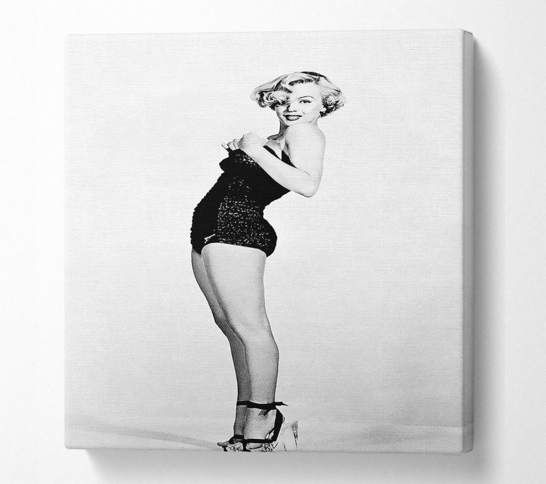  A Canvas Print of Marilyn Monroe Swimsuite Canvas Wall Art