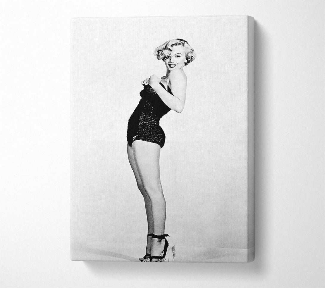  A Canvas Print of Marilyn Monroe Swimsuite Canvas Wall Art