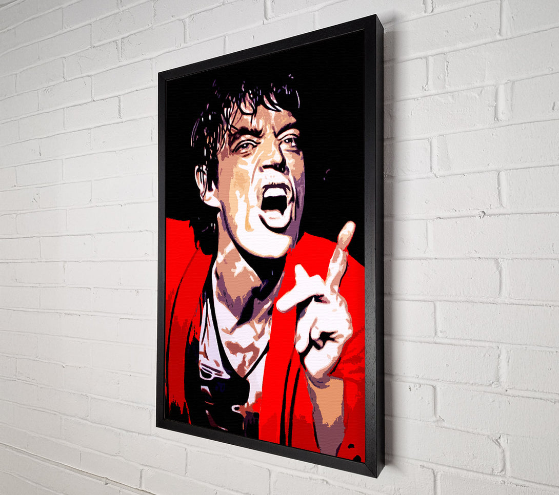  A Canvas Print of Mike Jagger Rolling Stones Canvas Wall Art