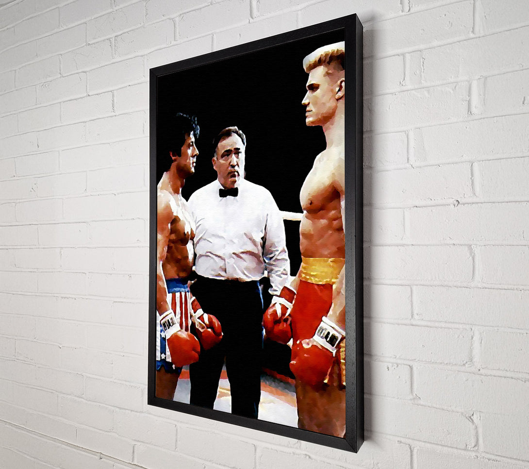  A Canvas Print of Rocky Vs Russia Canvas Wall Art
