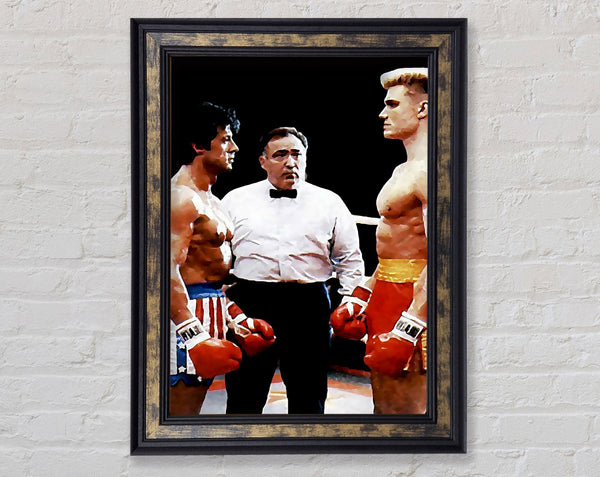 Rocky Vs Russia Framed Print