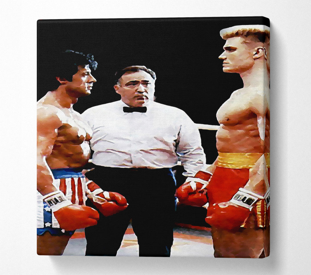 A Canvas Print of Rocky Vs Russia Canvas Wall Art