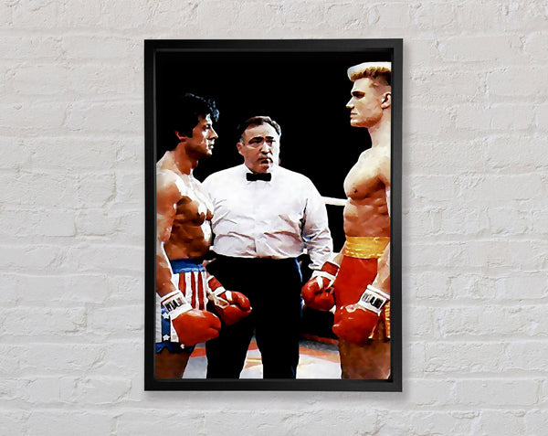 Rocky Vs Russia Framed Print