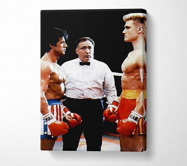  A Canvas Print of Rocky Vs Russia Canvas Wall Art