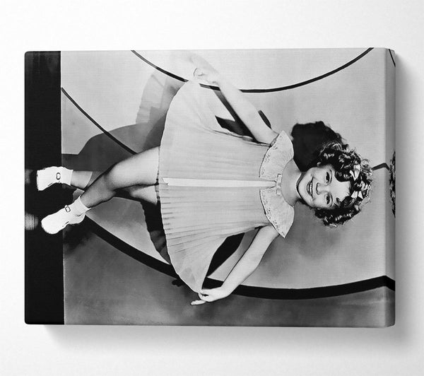  A Canvas Print of Shirley Temple Canvas Art
