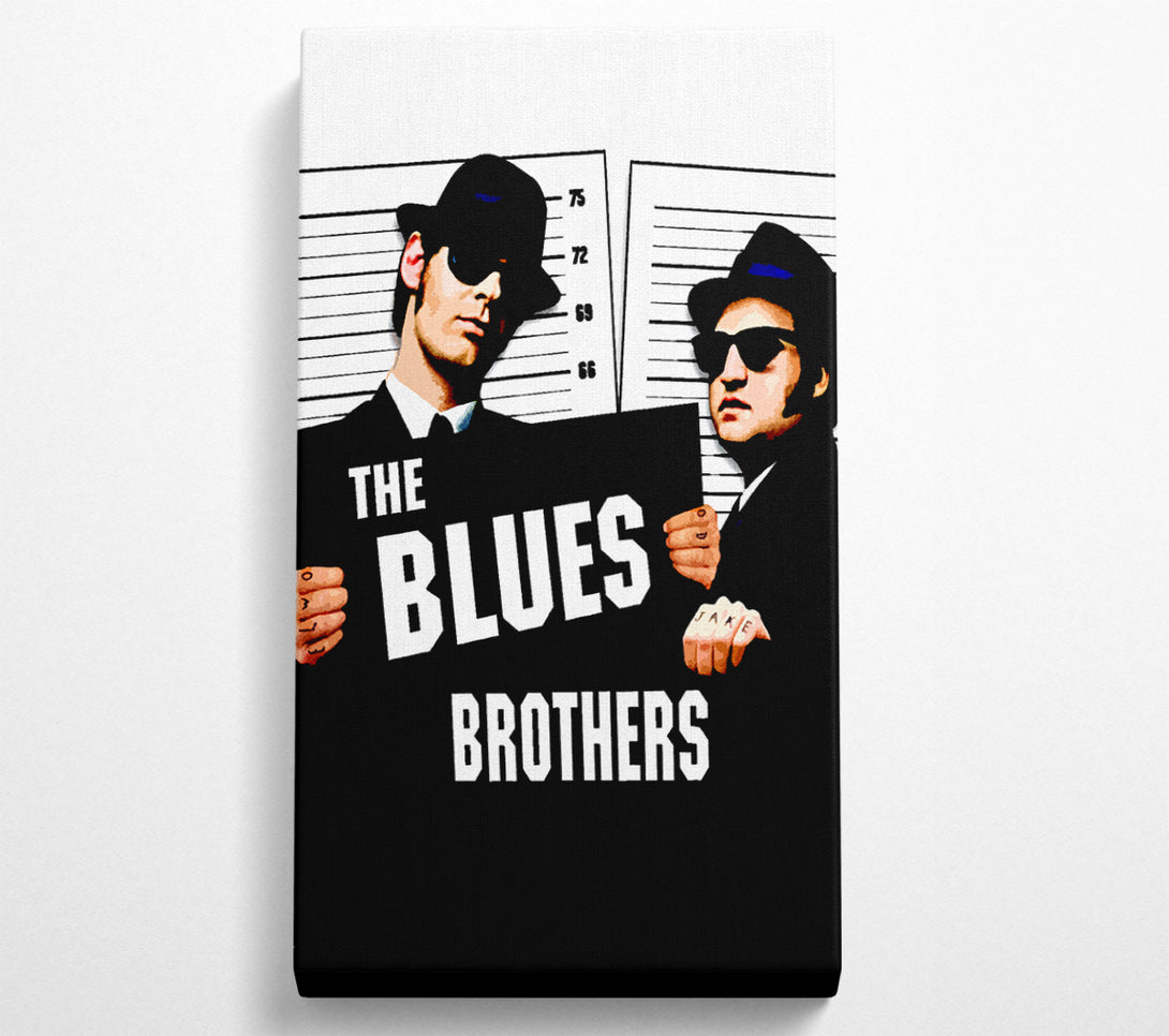  A Canvas Print of The Blues Brothers Trilby Canvas Print
