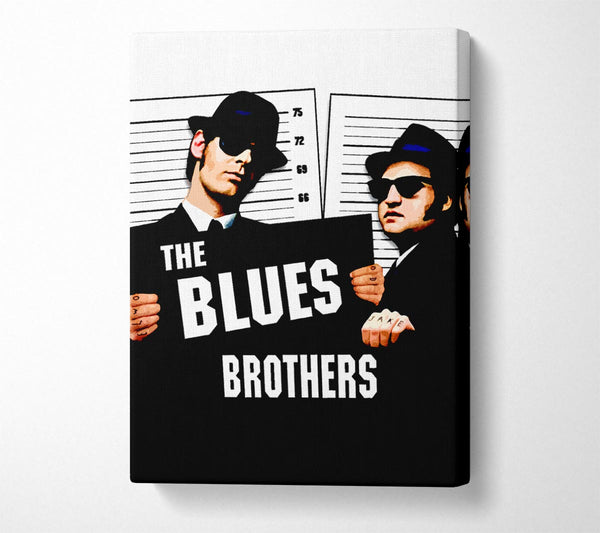  A Canvas Print of The Blues Brothers Trilby Canvas Print