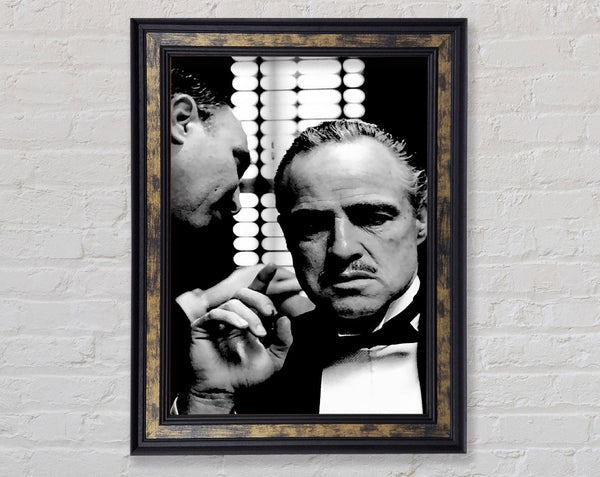 The Godfather Wisper Framed Print