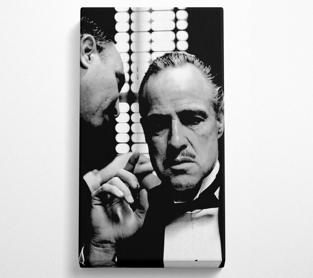  A Canvas Print of The Godfather Wisper Canvas Print