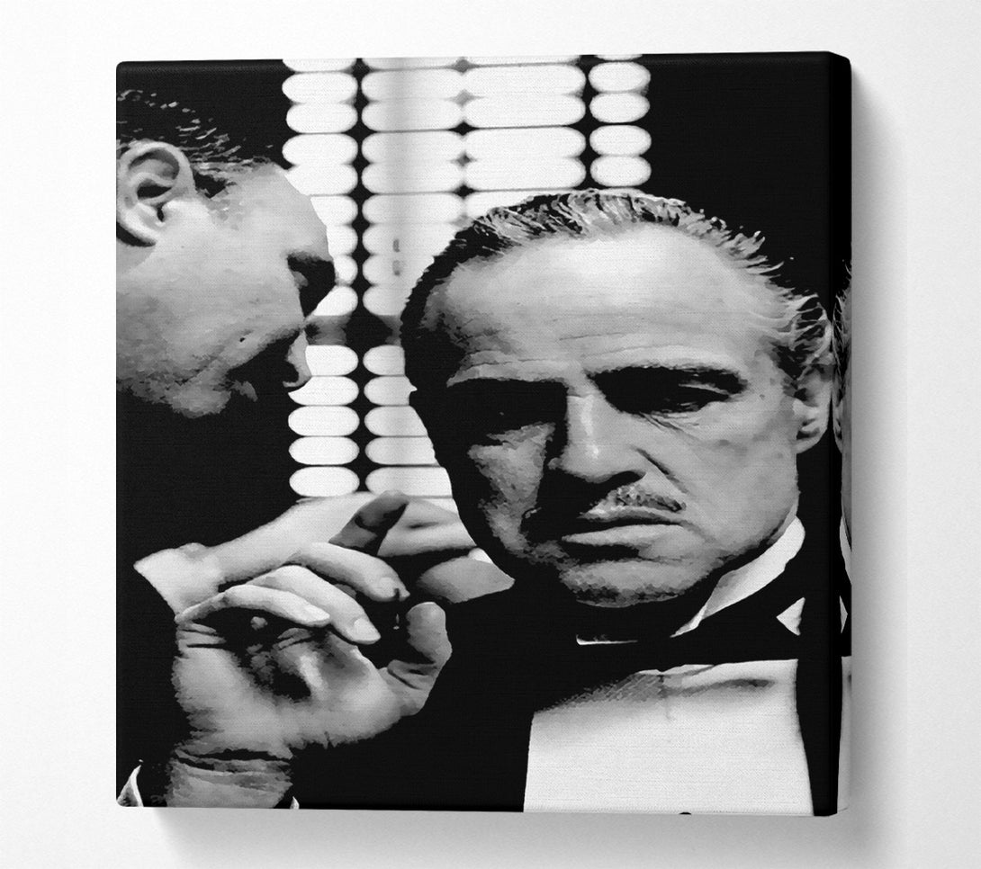  A Canvas Print of The Godfather Wisper Canvas Print