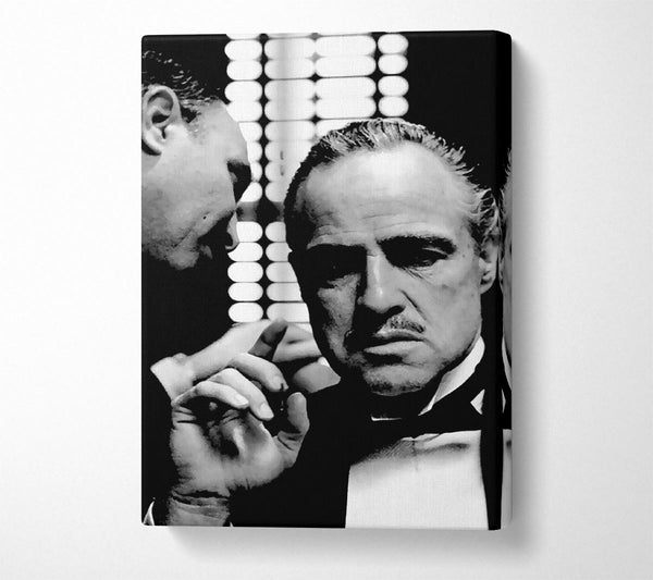  A Canvas Print of The Godfather Wisper Canvas Print