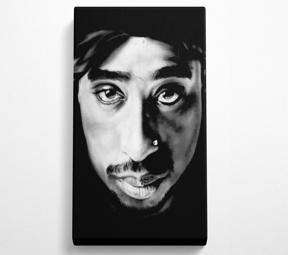  A Canvas Print of Tupac Face Canvas Print