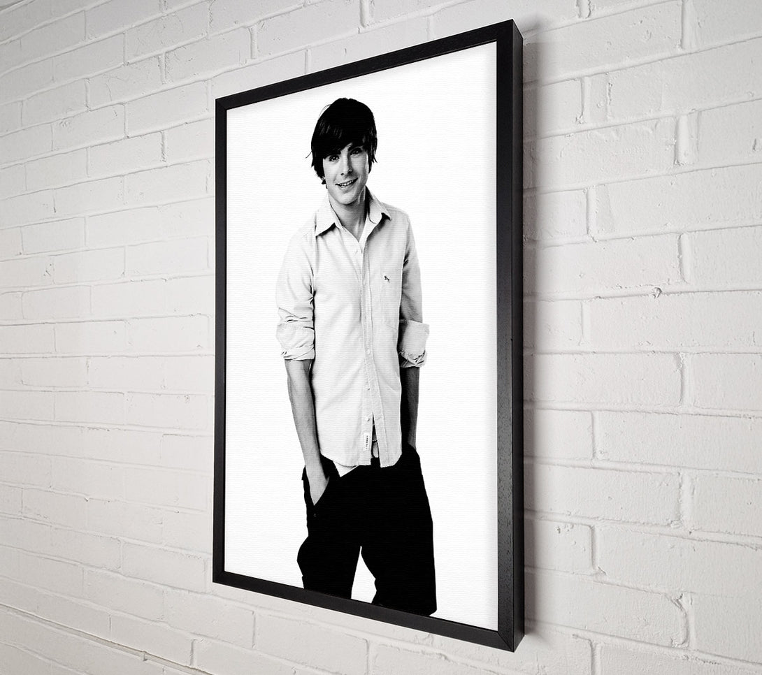  A Canvas Print of Zac From High School Musical Canvas Print