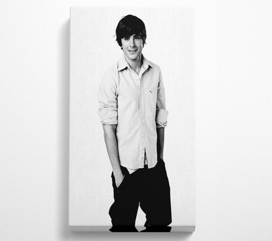  A Canvas Print of Zac From High School Musical Canvas Print
