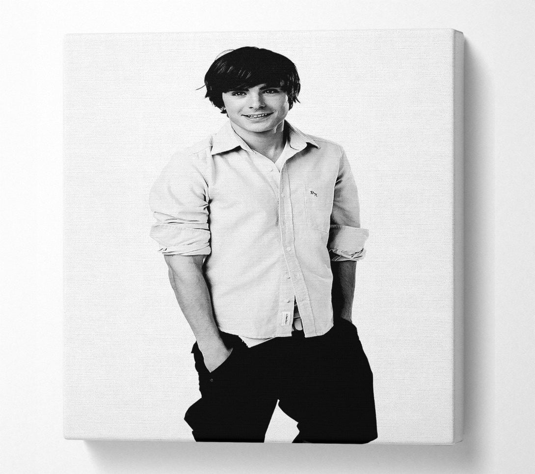  A Canvas Print of Zac From High School Musical Canvas Print