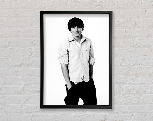 Zac From High School Musical Framed Print