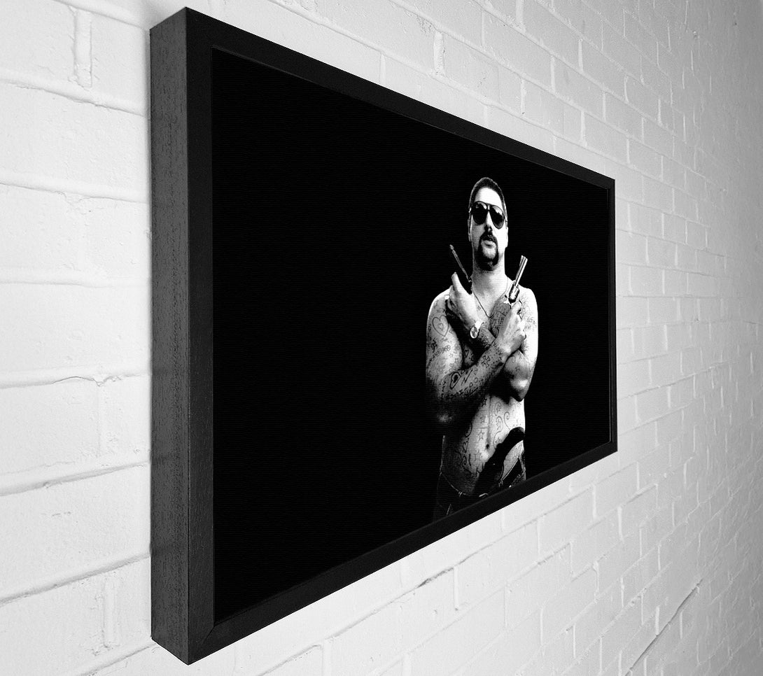  A Canvas Print of Chopper B n W Canvas Print