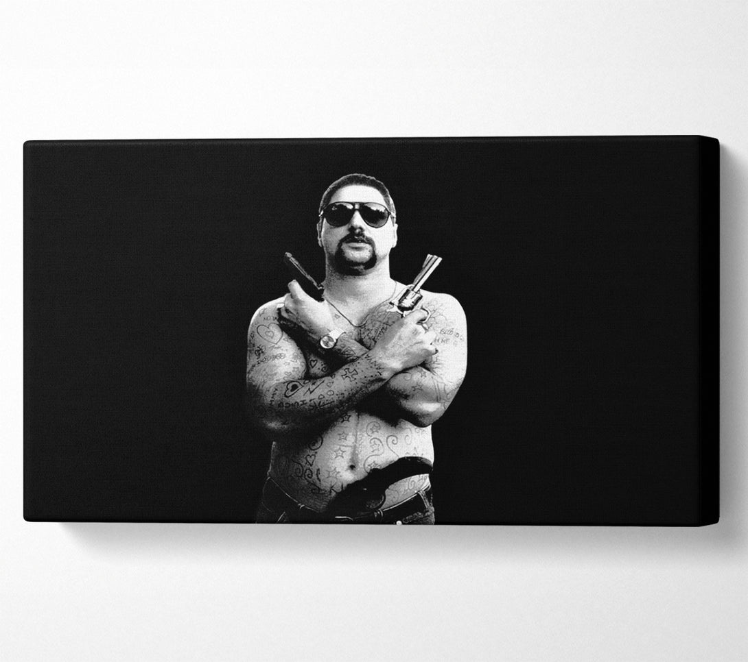  A Canvas Print of Chopper B n W Canvas Print