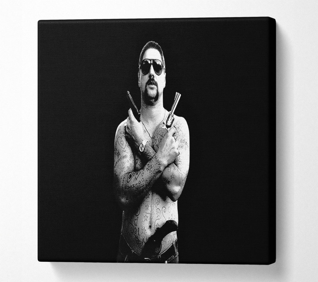  A Canvas Print of Chopper B n W Canvas Print