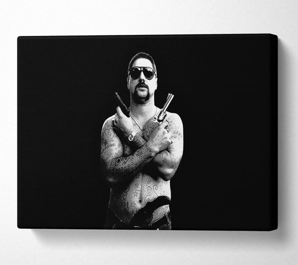  A Canvas Print of Chopper B n W Canvas Print